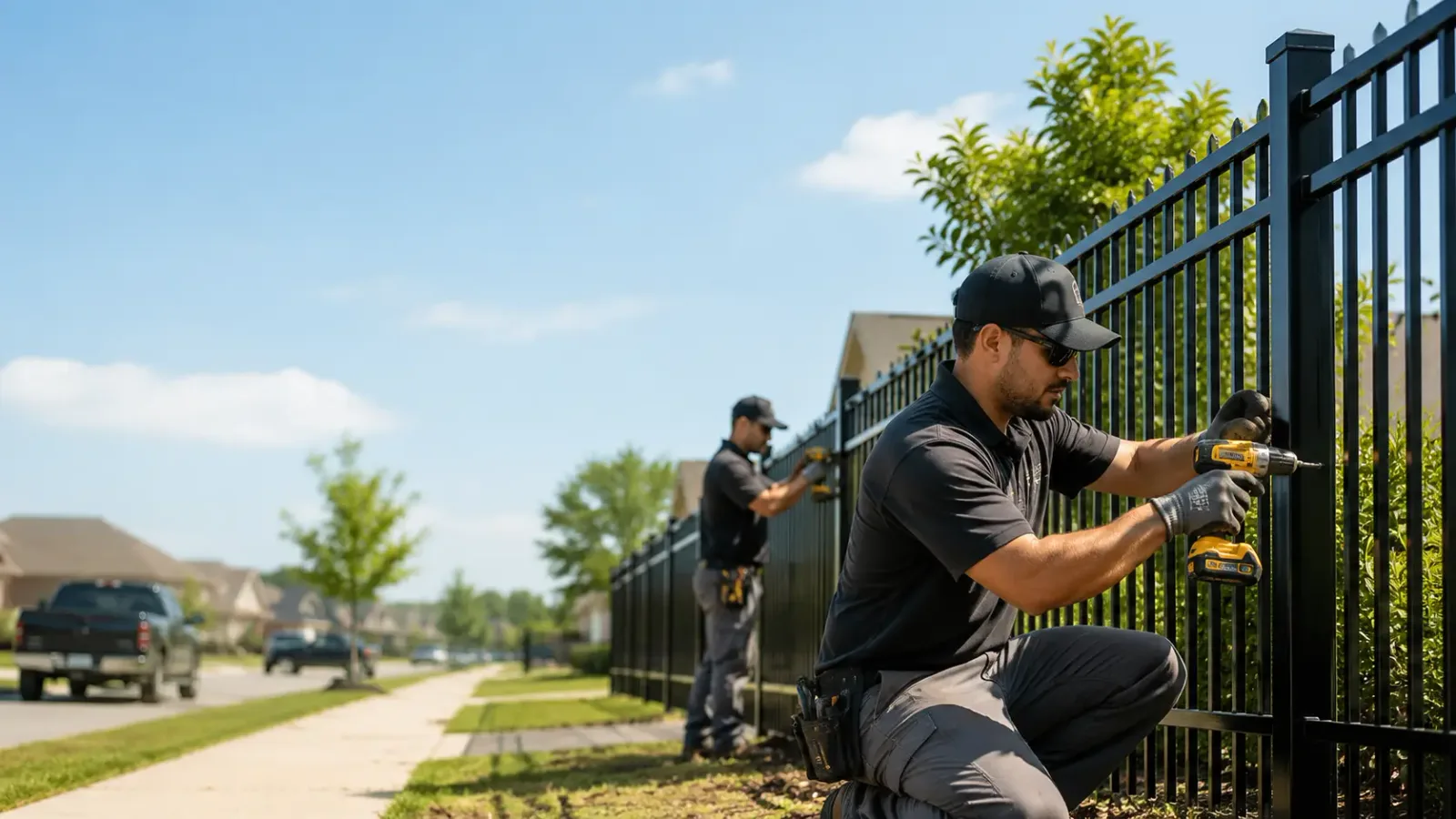 Metal Fence Installation in Garfield, KS